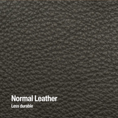 full grain dark brown leather
