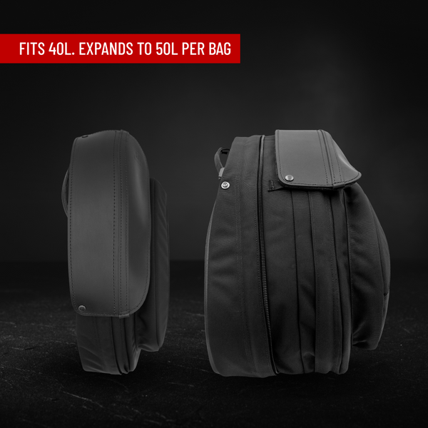 Retro Series V4 Dyna Saddlebags