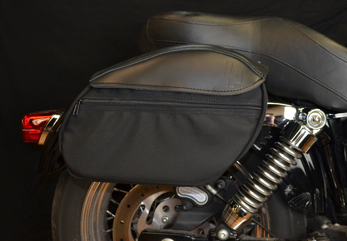 Retro Mini Dyna Saddlebags - Main Image
