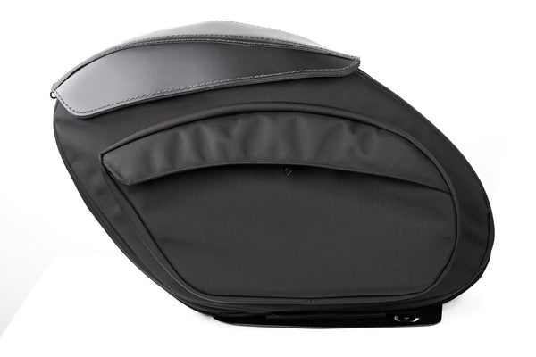 Retro Series V3 2017 and earlier Softail Saddlebags - Ballistic Nylon - Single Side