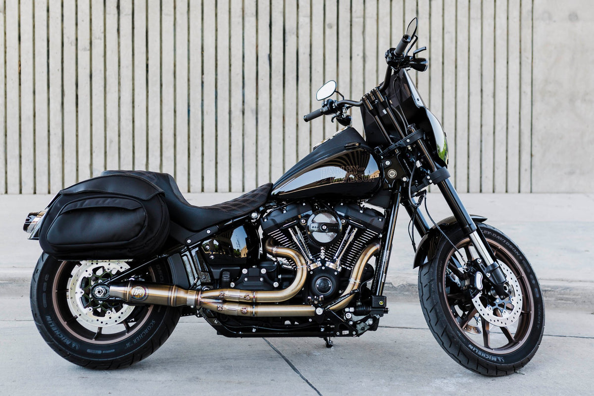 EZ-Mount V3 M8 Softail Saddlebags - Ballistic Nylon