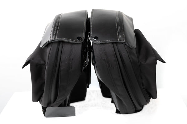 Retro Series V3 M8 Softail Saddlebags - Ballistic Nylon - Single Side