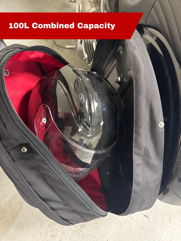 Retro Series V4 Dyna Saddlebags
