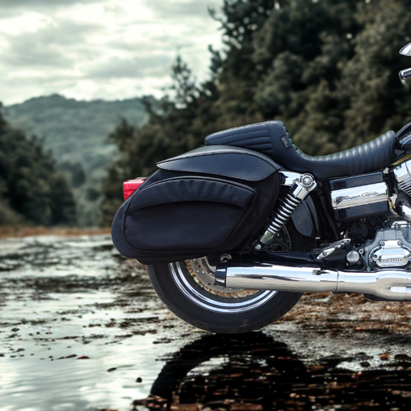 Retro Series V4 Dyna Saddlebags