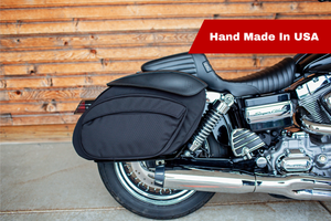 Leather Pros Motorcycle saddlebags hand made in usa