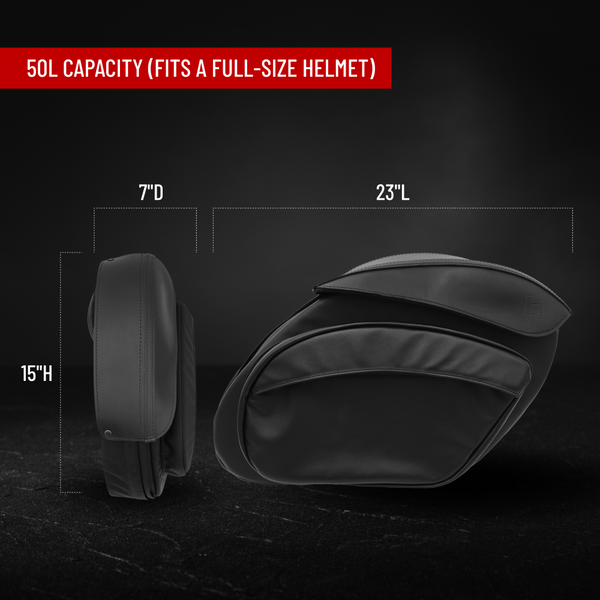 Retro Series V4 FXR Saddlebags