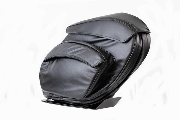 Retro Series V3 M8 Softail Saddlebags - Leather - Single Side